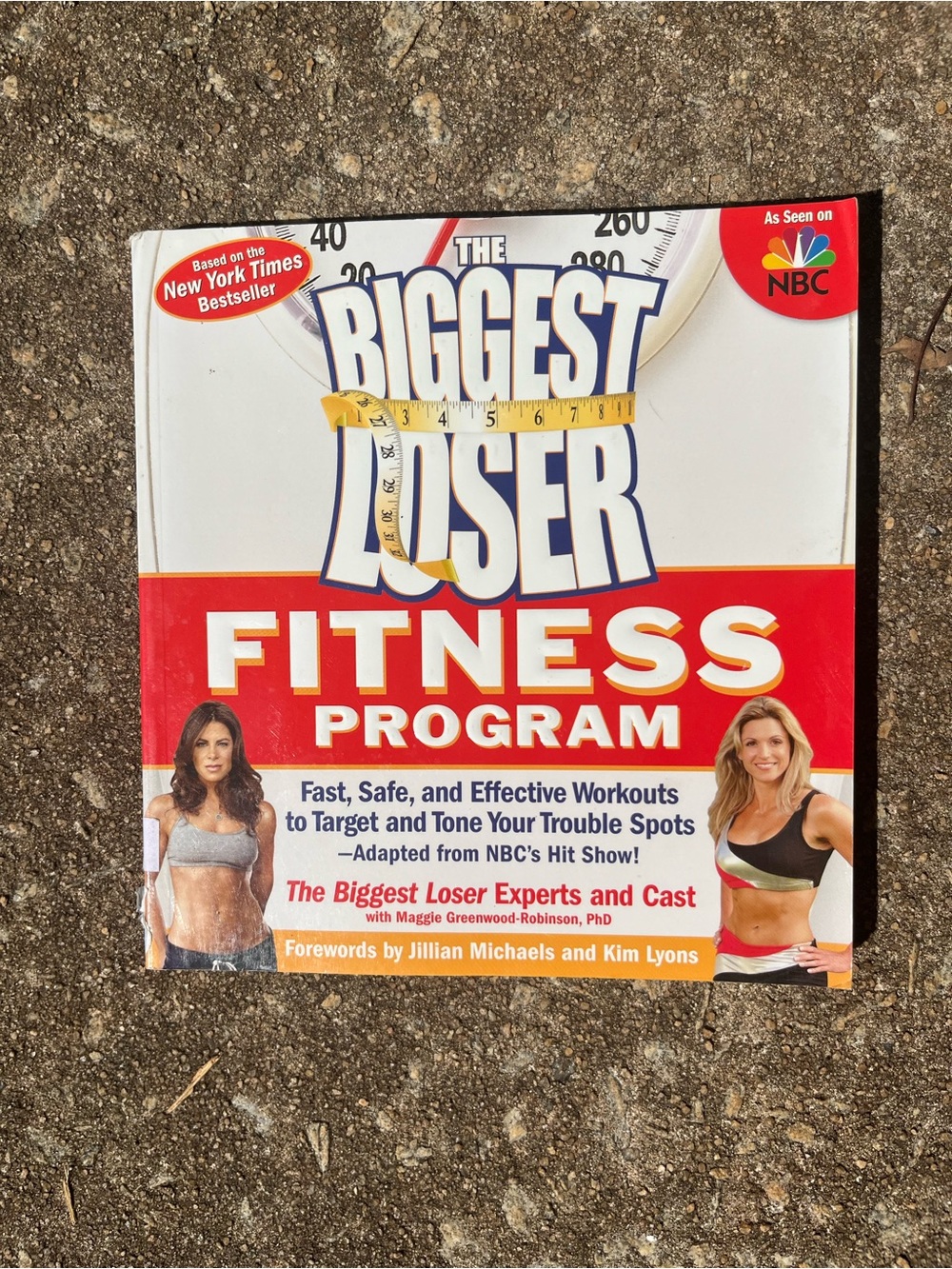 Biggest Looser Fitness Program Book - White & Red Cover